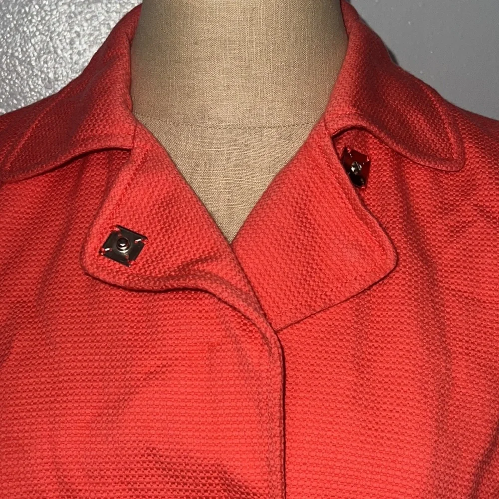 Authentic Worth cotton coral blazer sz 4